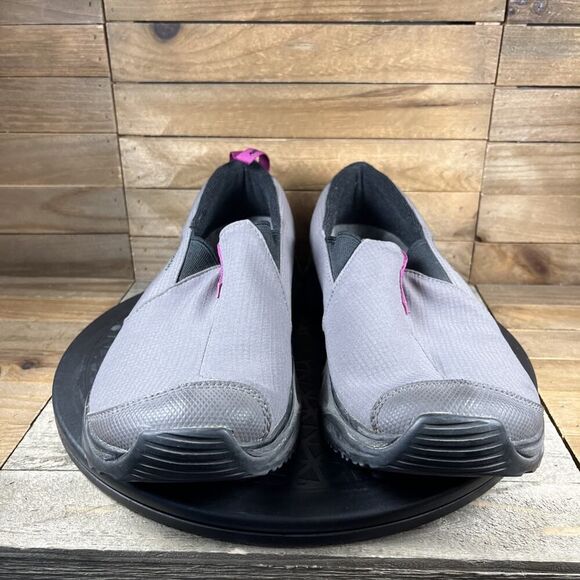 Salomon Womens Size 10 RX Snow Moccasin Slip On Sneakers Gray Contagrip - Picture 2 of 10